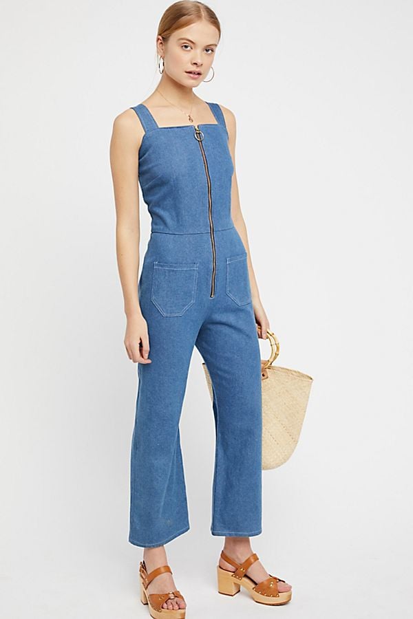 A Denim Jumpsuit