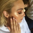 Peyton List's Gorgeous Striped Manicure Will Make You Completely Rethink Neutral Nails