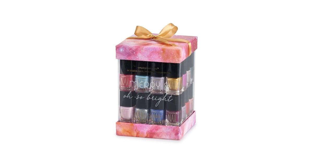 Simple Pleasures 14Piece Nail Polish Cube Best Stocking Stuffers at
