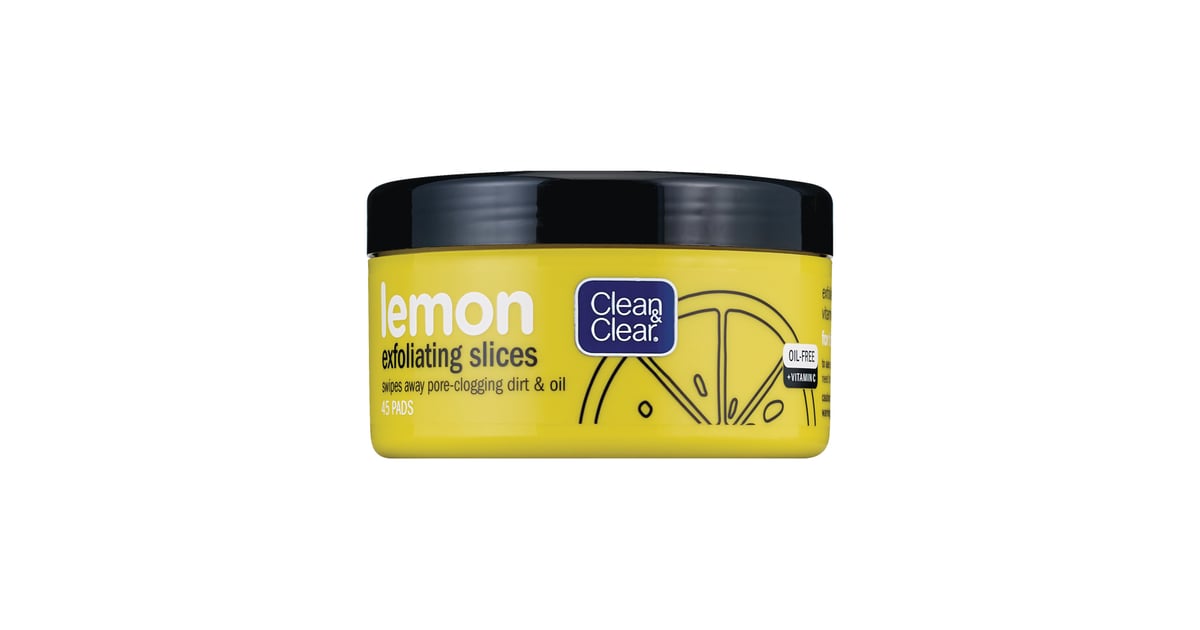 Clean and Clear Lemon Exfoliating Facial Pads With Vitamin C CVS