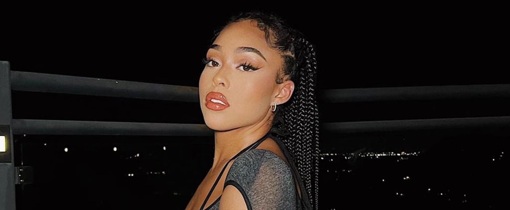 Jordyn Woods's Knit Jersey Dress Has Cutouts in Places We Haven't Seen Them Before