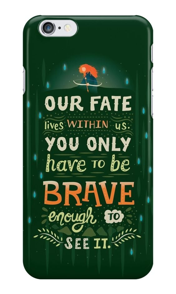 Brave Fate Quote case ($25)