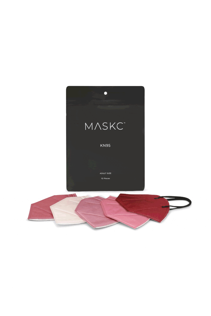 丰富多彩的合装包:MASKC脸红音调不同KN95口罩