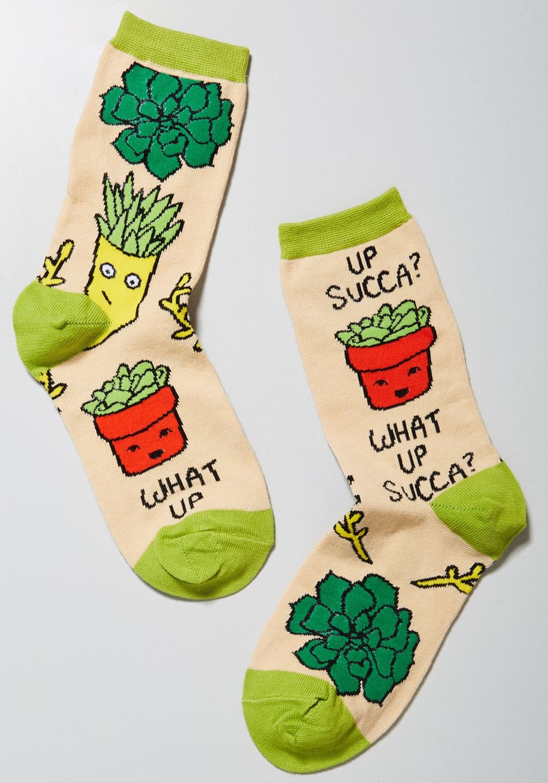 Seedlings and Salutations Socks