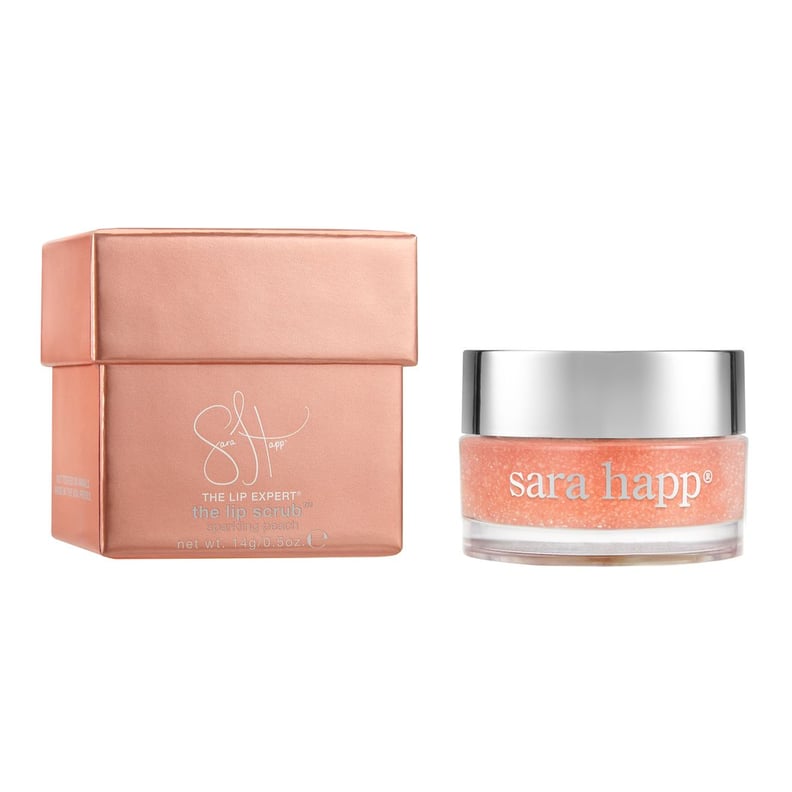 Sara Happ The Lip Scrub in Sparkling Peach
