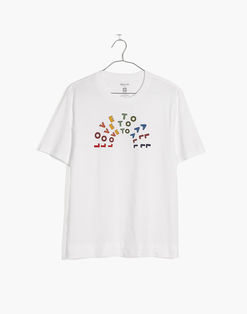 Madewell Human Rights Campaign Unisex Love to All Pride Tee