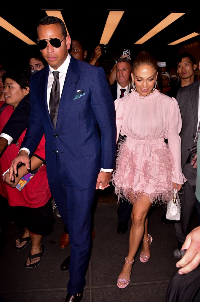 Jennifer Lopez and Alex Rodriguez in NYC August 2018