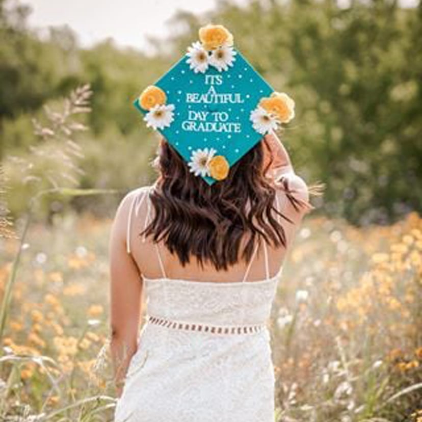 Beautiful hot sale graduation caps