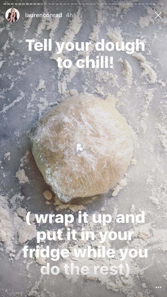 Lauren Conrad Chicken Pot Pie Recipe on Instagram
