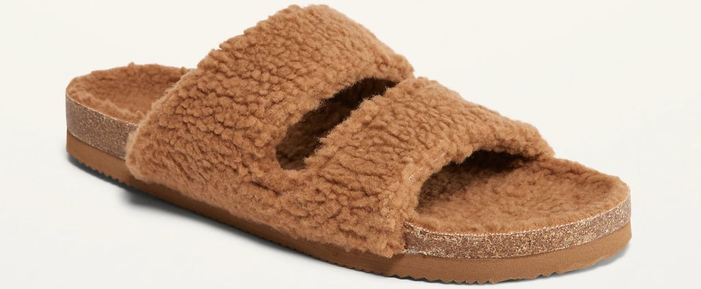 Cozy Sherpa Sandals From Old Navy | 2021