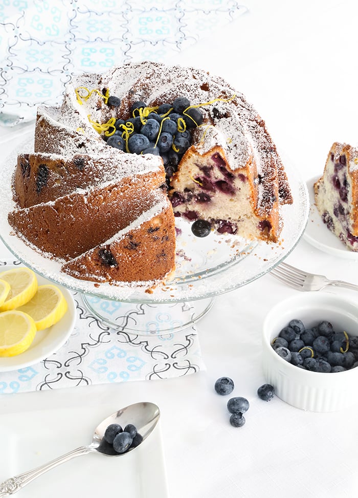 Blueberry Pound Cake