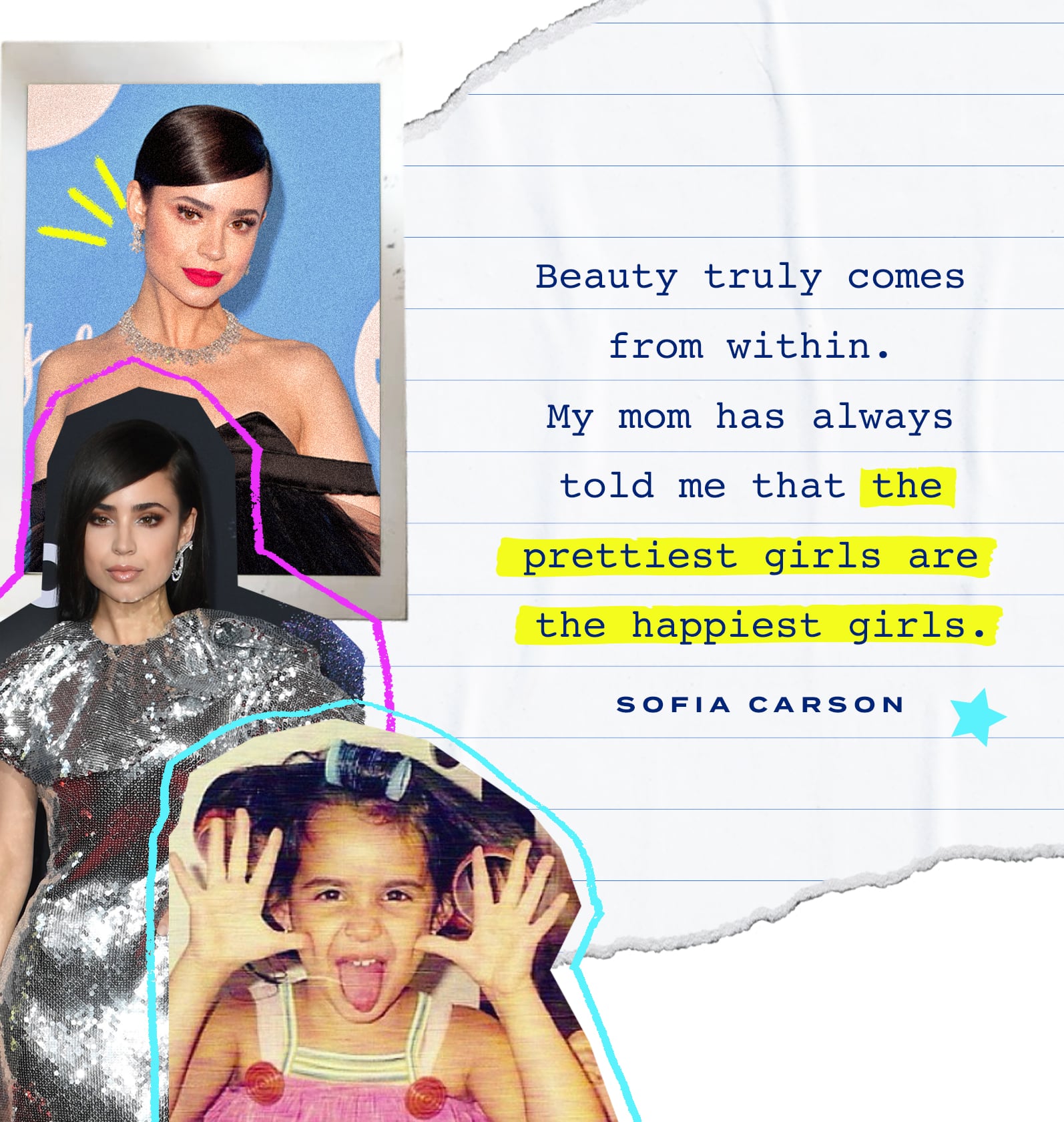 How Sofia Carson S Passion For Beauty And Makeup Started Popsugar Beauty