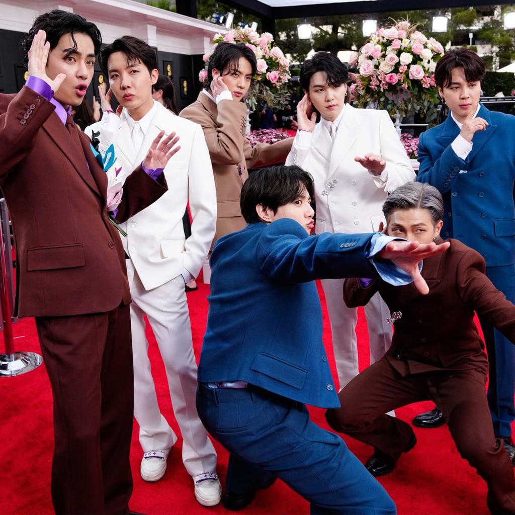 BTS Guys Go Cool in Louis Vuitton for Grammys 2021 Red Carpet