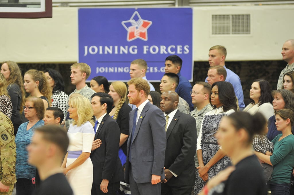 Prince Harry and Michelle Obama at Invictus Games Event 2015