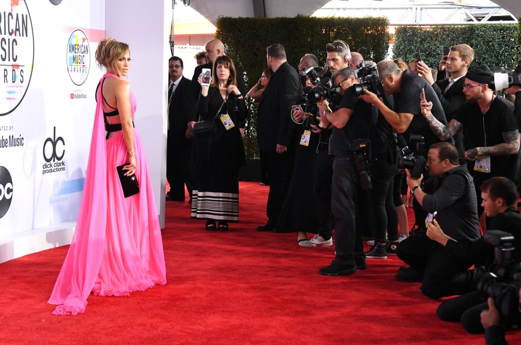 American Music Awards Red Carpet Dresses 2018