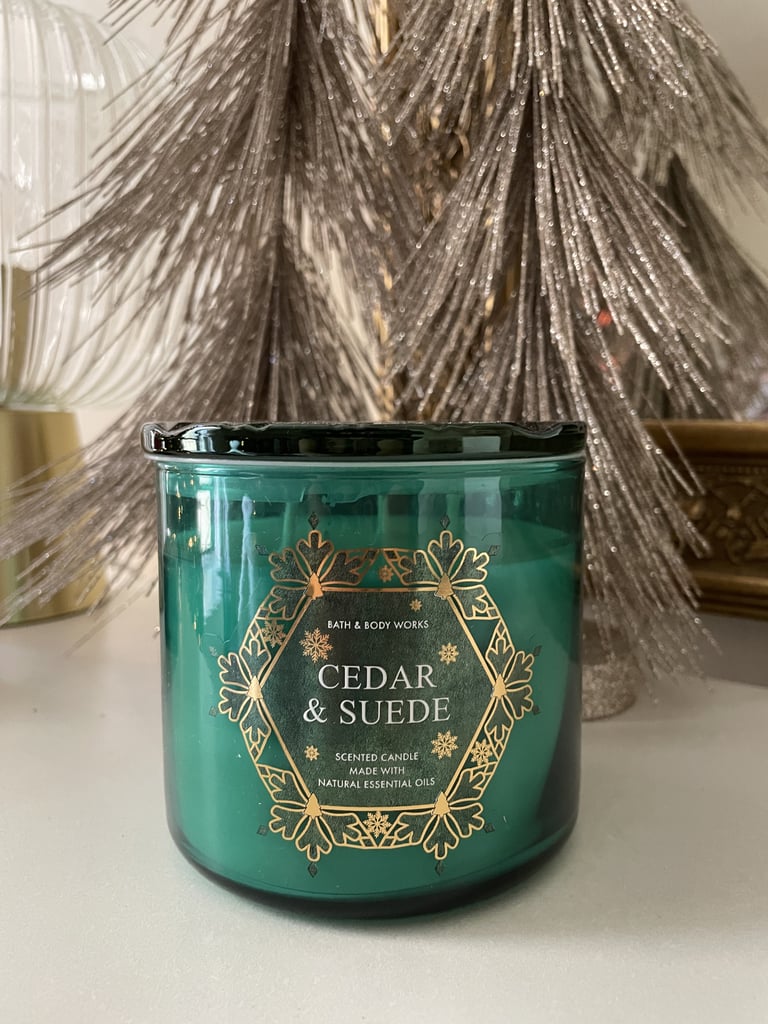 Bath & Body Works Cedar & Suede 3-Wick Candle