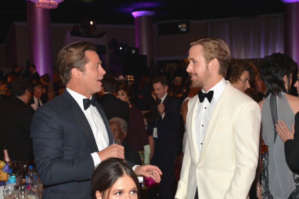 Rachel McAdams and Ryan Gosling at the Golden Globes 2016
