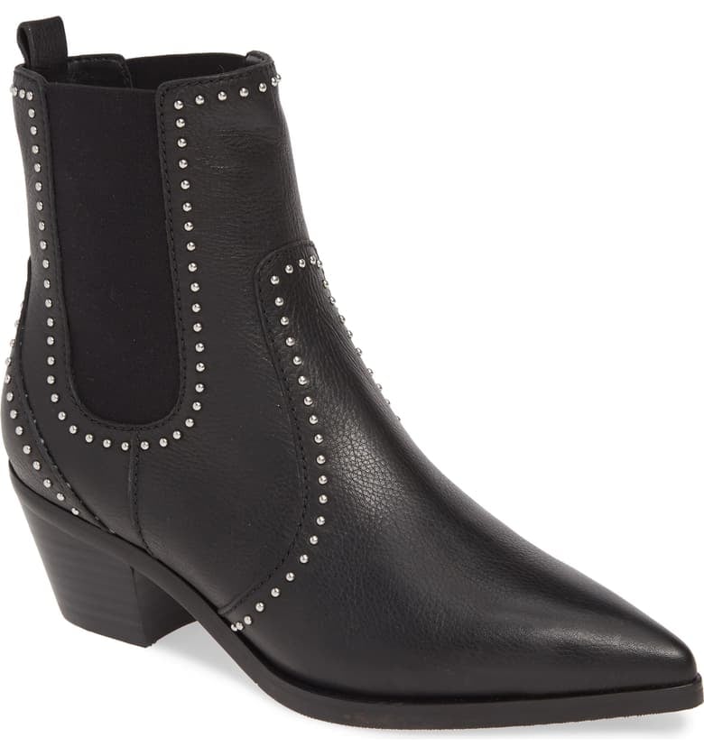 PAIGE Willa Studded Chelsea Boots