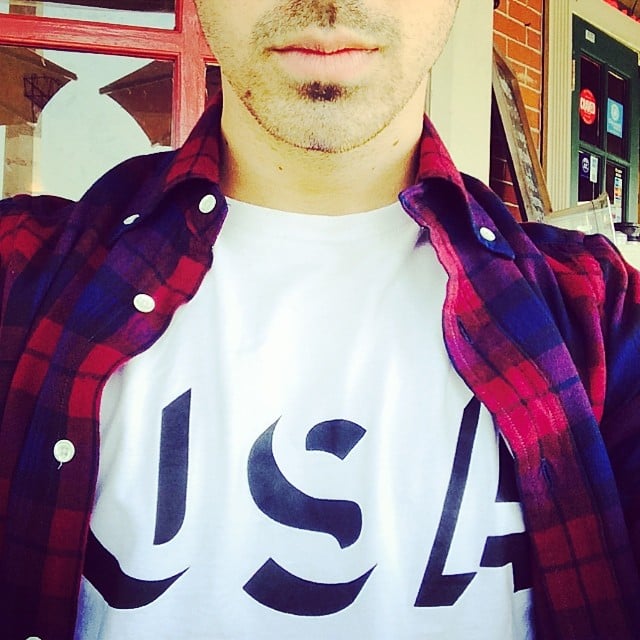 Joe Jonas got into the patriotic spirit.
Source: Instagram user joejonas