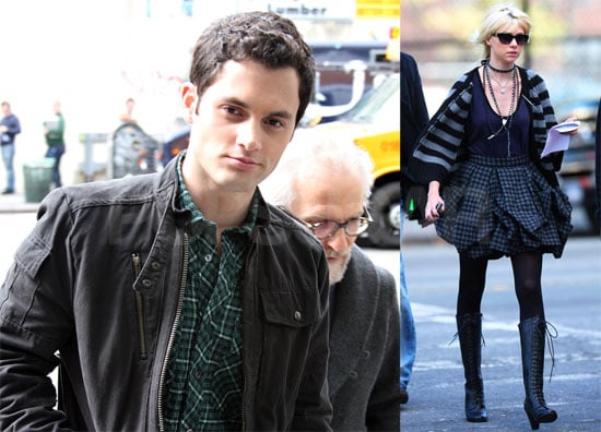 Penn, Taylor and Willa Filming Gossip Girl