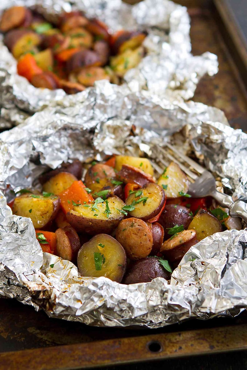 Grilled Sausage Potato Foil Packets