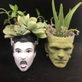 Etsy's Frankenstein and His Bride Halloween Succulent Planters Are Frightfully Adorable
