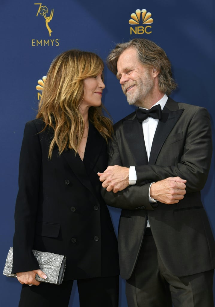 William H. Macy and Felicity Huffman at the 2018 Emmys