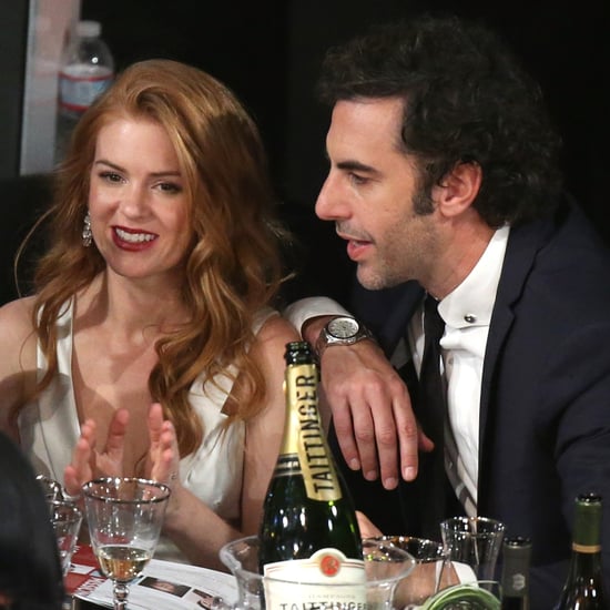Isla Fisher and Sacha Baron Cohen at the SAG Awards 2014