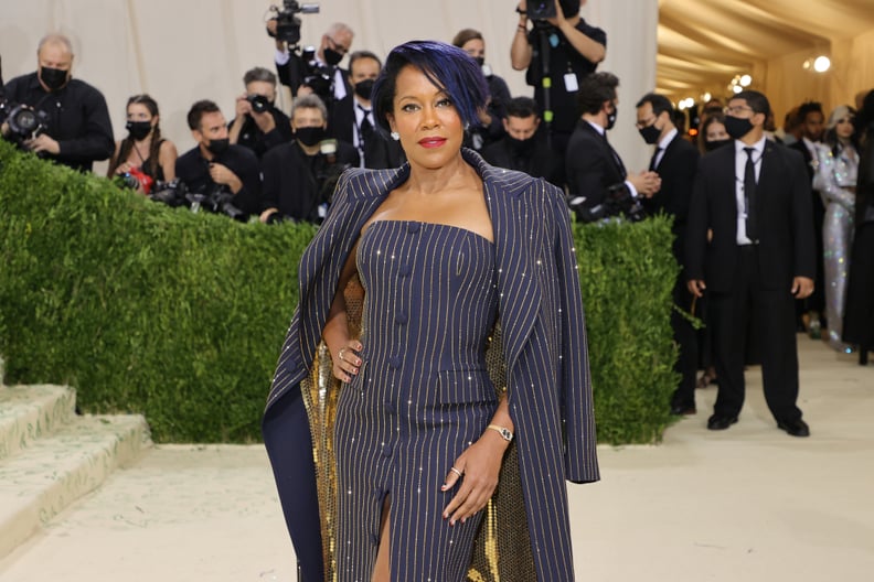 NEW YORK, NEW YORK - SEPTEMBER 13: Regina King attends The 2021 Met Gala Celebrating In America: A Lexicon Of Fashion at Metropolitan Museum of Art on September 13, 2021 in New York City. (Photo by Mike Coppola/Getty Images)