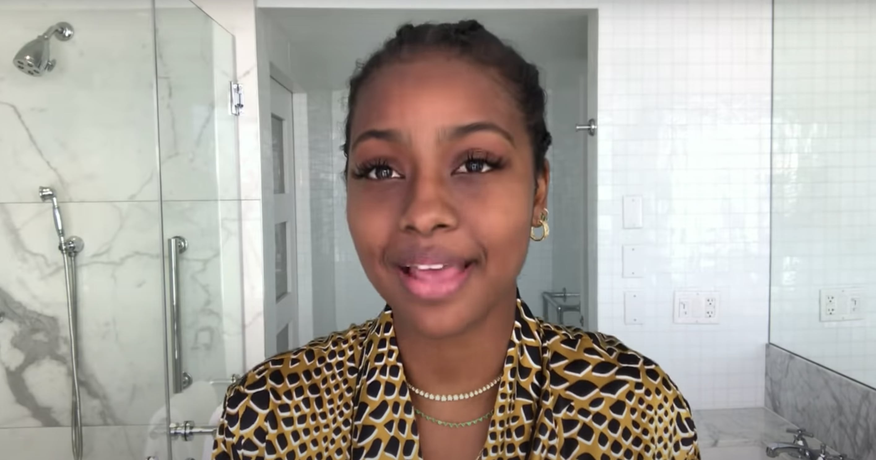 Justine Skye Talks Facial Hair in Vogue Makeup Tutorial POPSUGAR Beauty