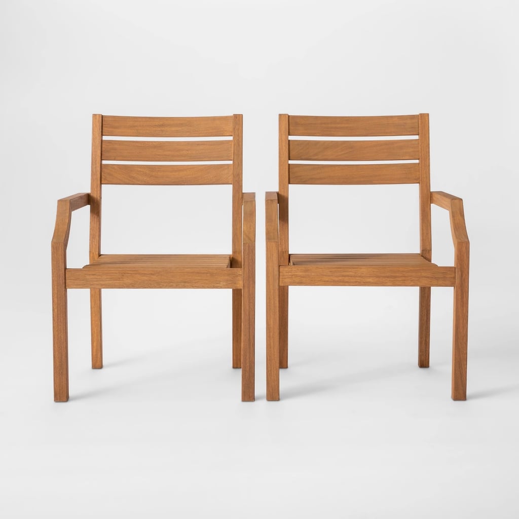 Chesapeake 2-Pack Wood Patio Dining Chair