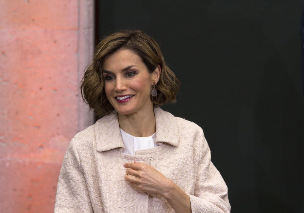 Queen Letizia of Spain Raspberry Lipstick