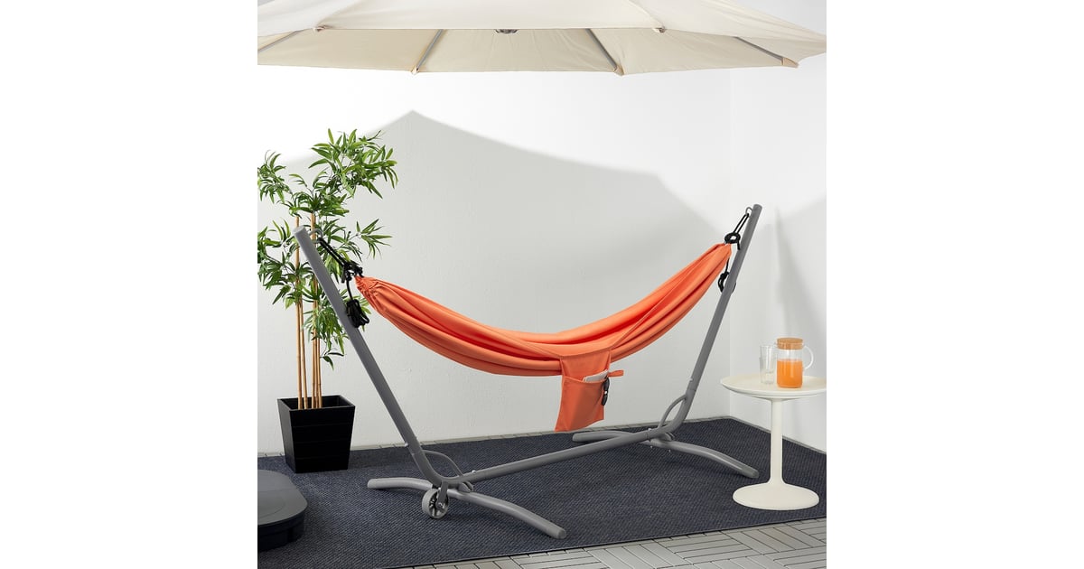 Gårö / Risö Hammock With Stand Best Ikea Outdoor Furniture 2020 POPSUGAR Home Photo 11