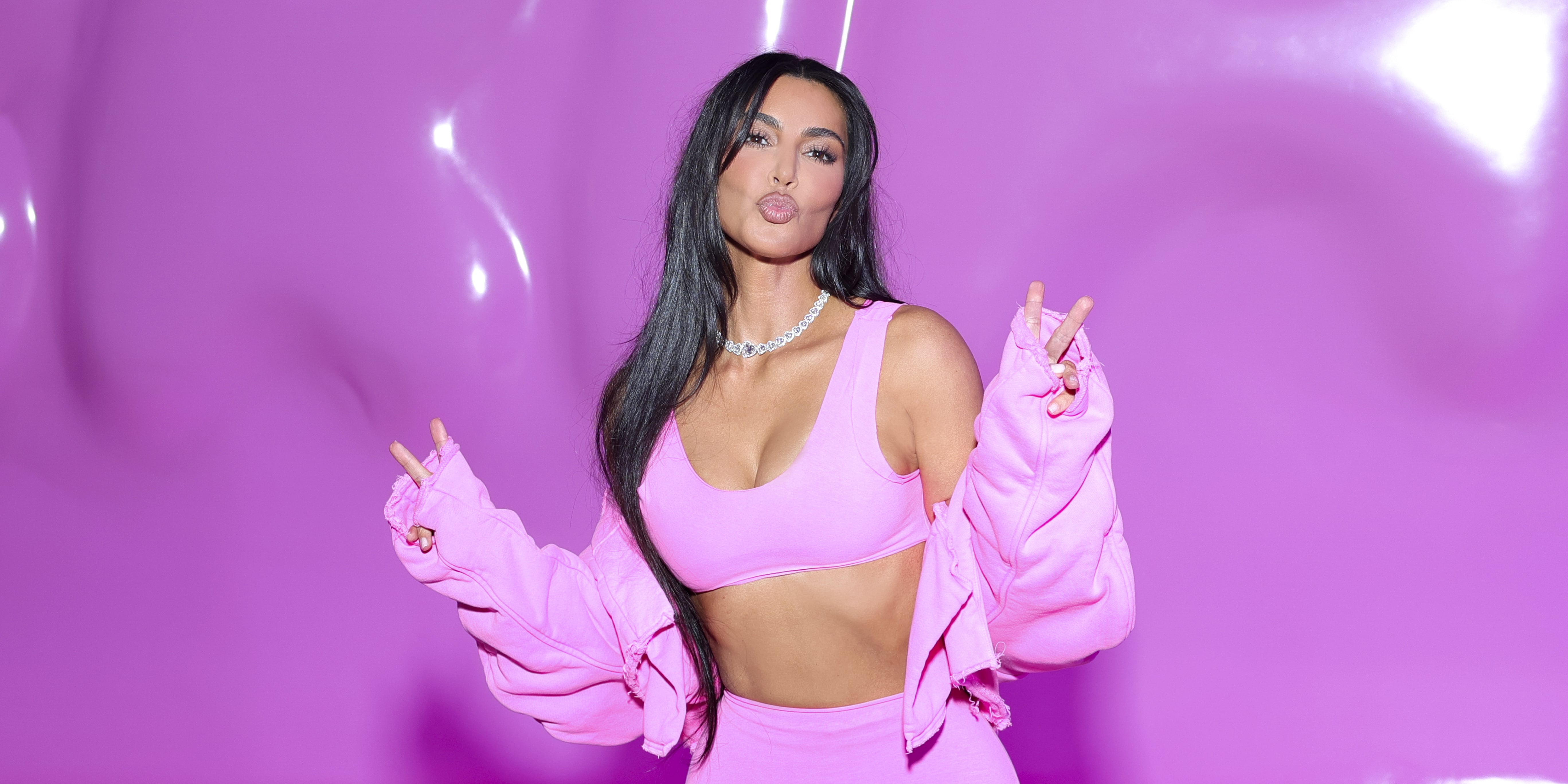 Kim Kardashian Debuts Curtain Bangs Popsugar Beauty