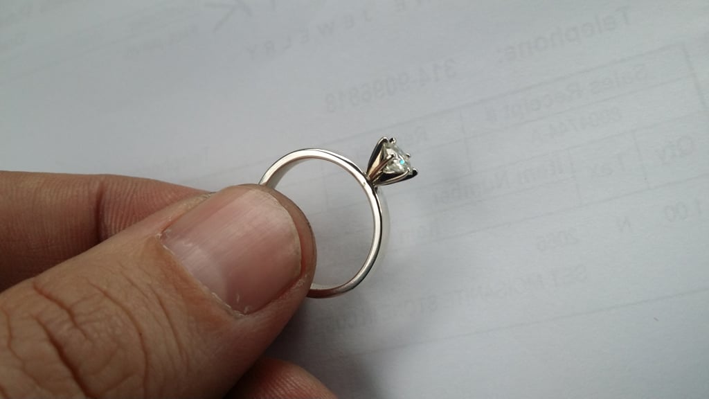 Imgur User's Handmade Engagement Ring