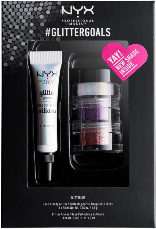 NYX #GlitterGoals Kit in Pink, Purple, Luna