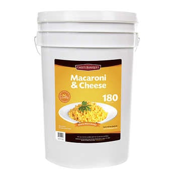 Chef's Banquet Macaroni & Cheese Storage Bucket