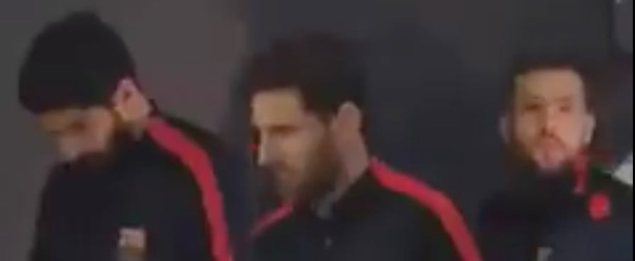 3 Types of People Barrier GIF of Messi, Suarez, and Alba