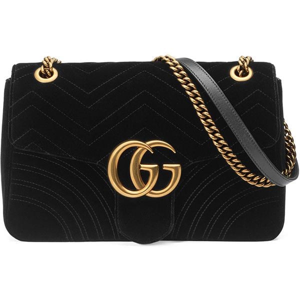 Gucci GG Marmont Velvet Chain Shoulder Bag | Best Bags 2017 | POPSUGAR Fashion Photo 11