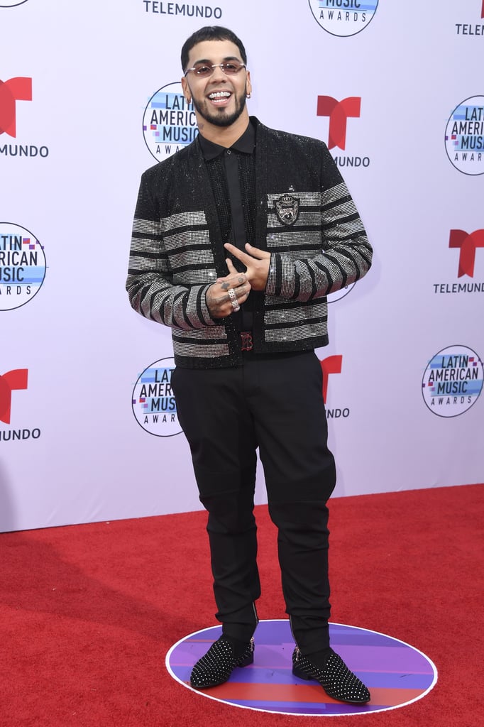 Anuel AA Latin AMAs 2019 Red Carpet Fashion POPSUGAR Latina Photo 29