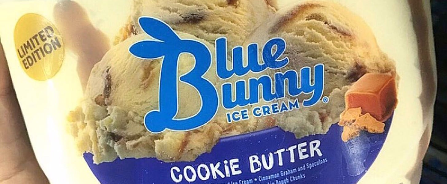 Blue Bunny Cookie Butter Ice Cream POPSUGAR Food