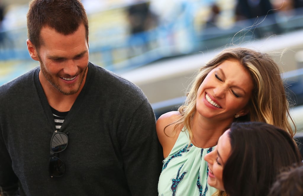 Gisele Bundchen and Tom Brady at the World Cup Final 2014