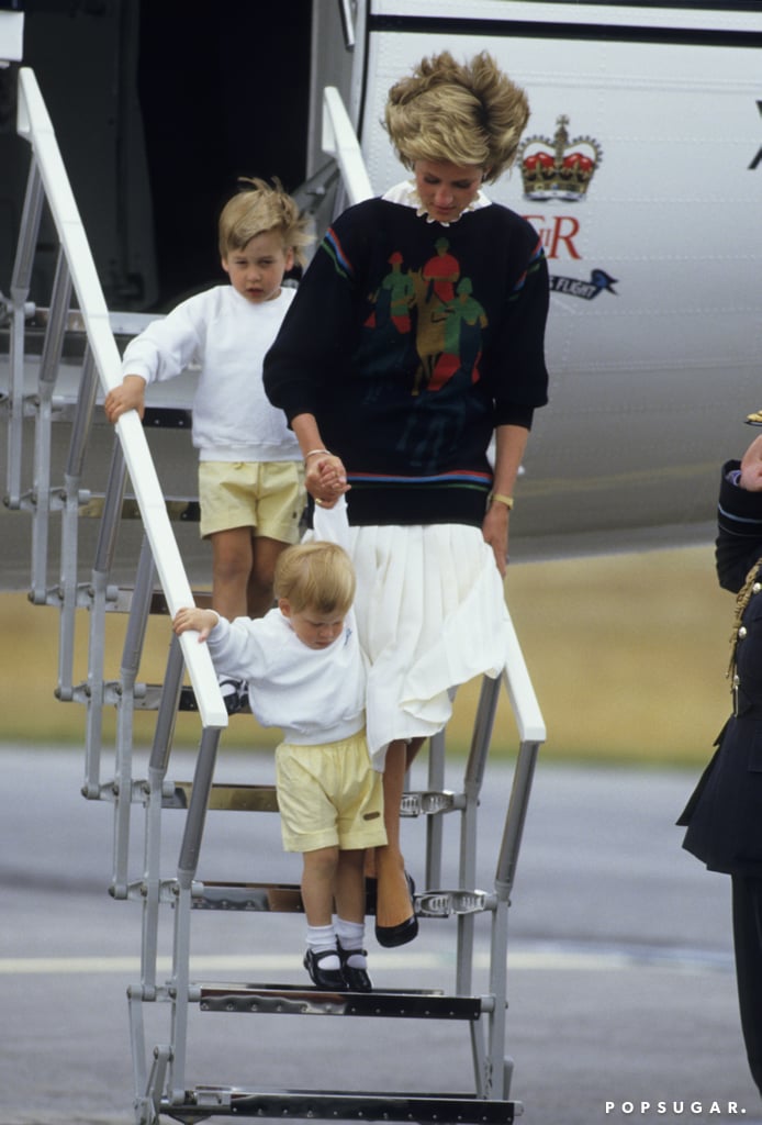 Princess Diana and Prince Harry Holding Hands Pictures