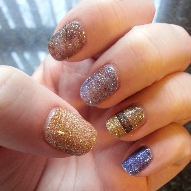 At first glance, the casual observer will just think your nails have a pretty sparkle to them, but you know that the subtle shimmer of these wraps ($10) actually represents the planets of the solar system.