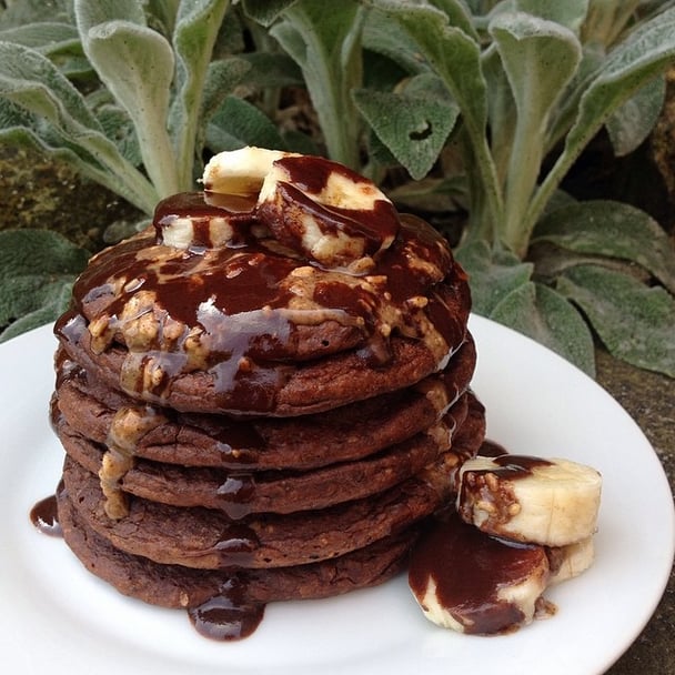 If you love the sweet taste of Nutella, treat yourself and whip up a batch of chocolate hazelnut vegan pancakes. Try a similar recipe for vegan hazelnut chocolate pancakes here.
Source: Instagram user purepicks