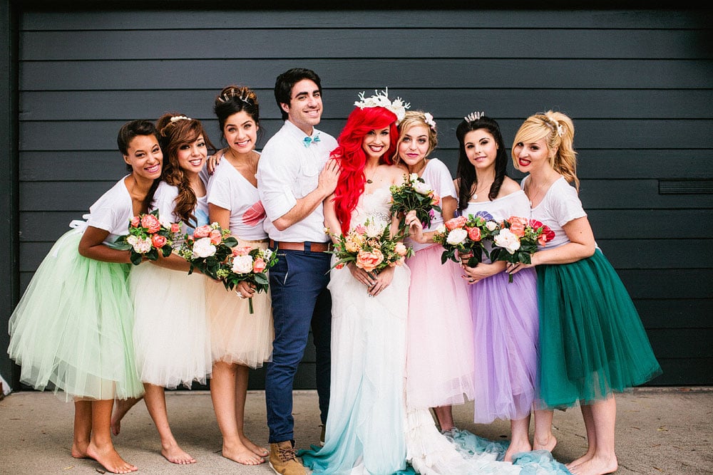 Hipster Little Mermaid Wedding