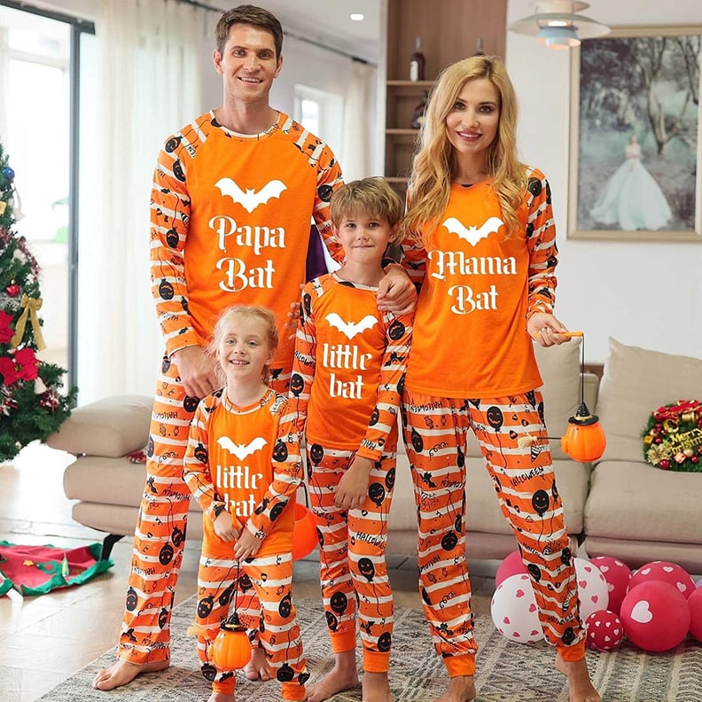 A Family of Spooky Bats: Eoailr Halloween Family Matching Pajamas