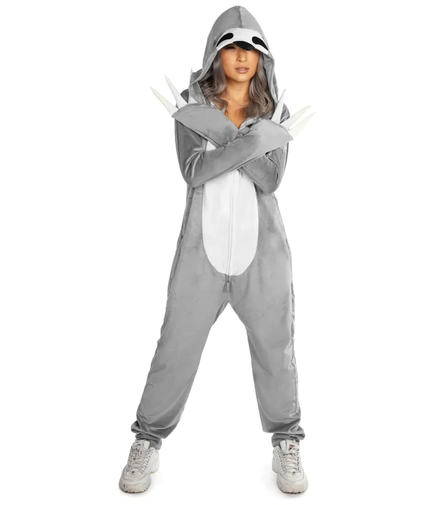 An Animal Halloween Onesie: Women's Sloth Costume