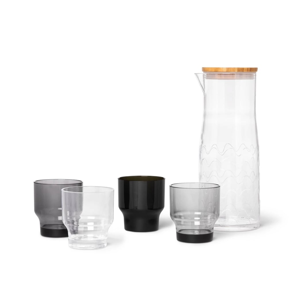 Marimekko Acrylic Pitcher With Tumblers