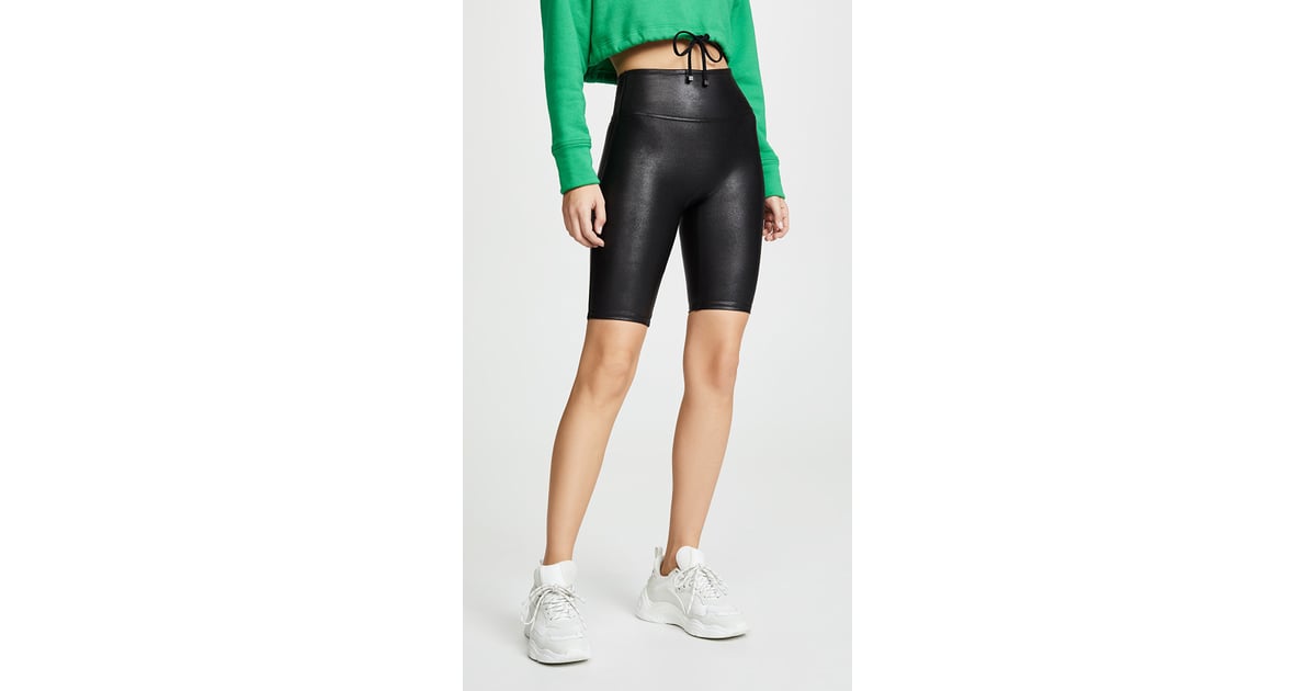 SPANX Faux Leather Bike Shorts